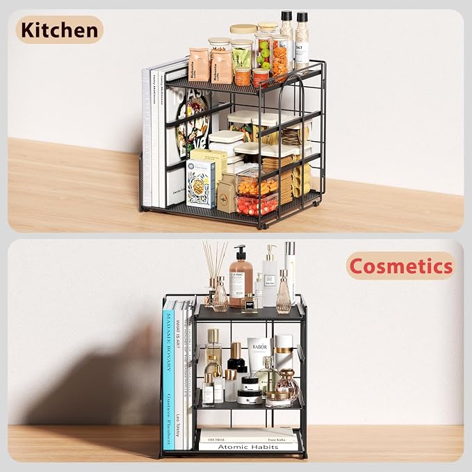 Desk Organizer, 4-Tier Metal Paper Organizer - Image 4