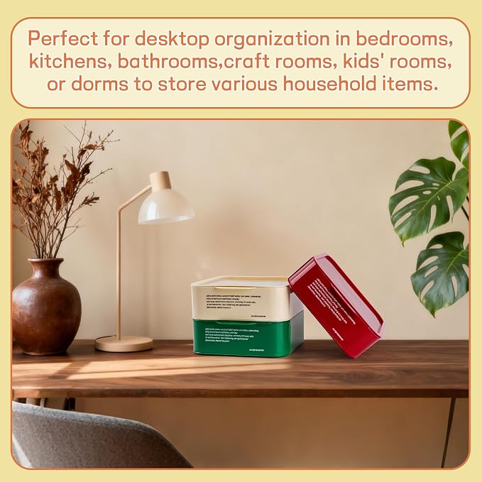 3-Pack Stackable Drawer Desktop Organizer, Suitable - Image 6