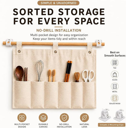 No Drill Canvas Wall Organizer - Image 3