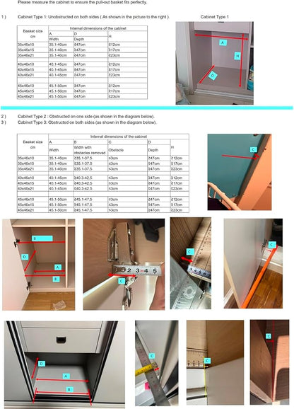 Pull Out Closet Drawer for Clothes | Sliding Wire Basket for Wardrobe Cabinets - Image 8