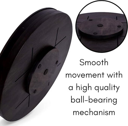 BIRDROCK HOME Wooden Lazy Susan Turntable - Image 5