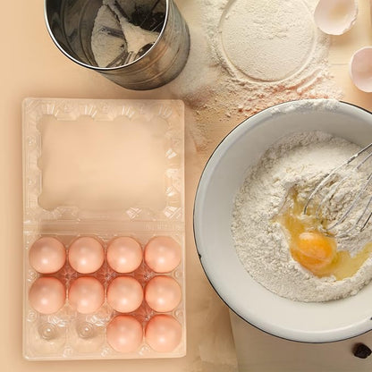 Zubebe 200 Pieces Clear Plastic Egg Carton - Image 3