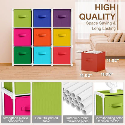Briwooody 9 Cube Storage Organizer Bins - Image 2