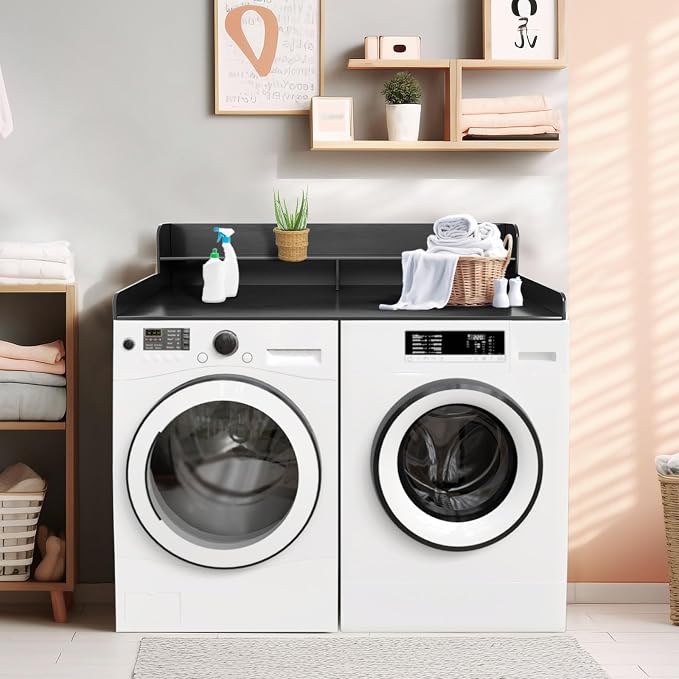 2-Tier Washer and Dryer Countertop Shelf, Laundry Room Storage & Organization - Image 2
