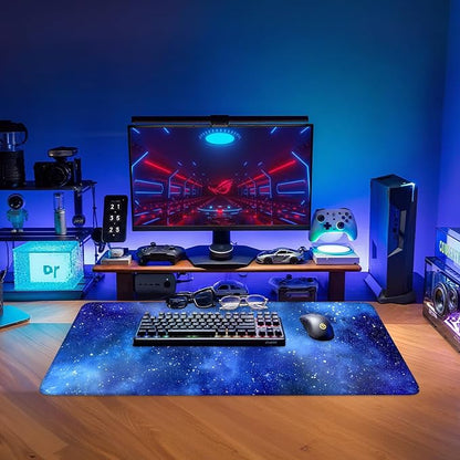 Starry Sky Gaming Mouse Pad 31.5"x11.8"Desk Mat Anti-Slip Rubber Base & Durable - Image 9