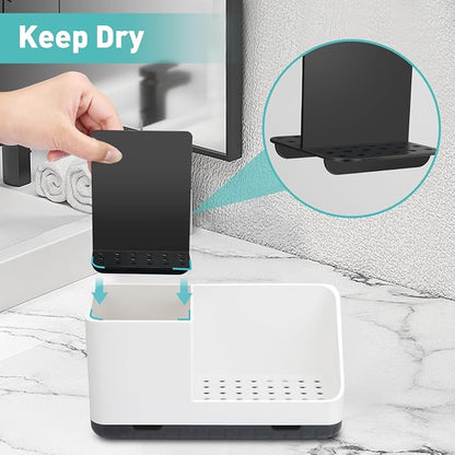 Bathroom Counter Organizer, Bathroom Organizers and Storage, Detachable - Image 3