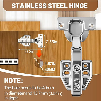 YJINGRUI Cabinet Pocket Door Slide 18 inch, Pocket Door Slides - Image 5