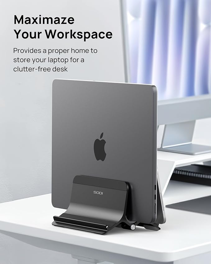 SODI Vertical Laptop Stand Holder - Image 2