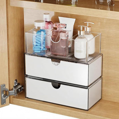 3 Tier Medicine Cabinet Organizer and Storage, Stackable Bathroom Medicine - Image 9