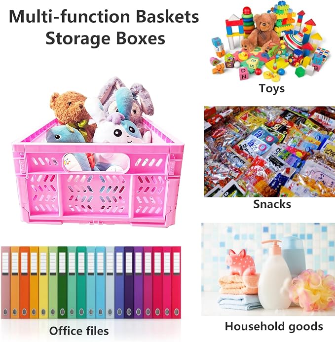 20L Folding Crate, Collapsible Storage Crates - Image 7