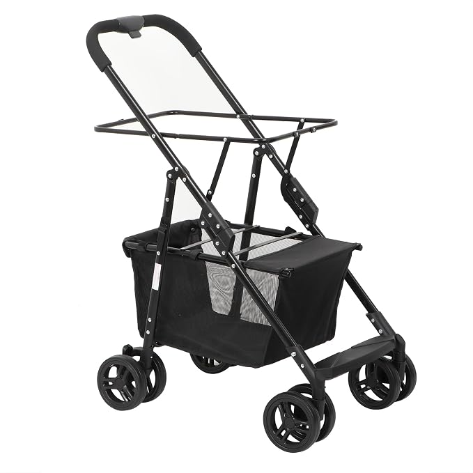 Super Deal Folding Shopping Cart - Image 9
