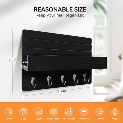 Key Holder Wall Mount, Decorative Key Rack - Image 2