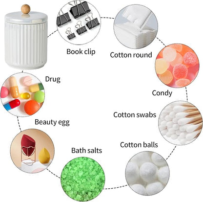 Ceramic Bathroom Canister Set - Image 5