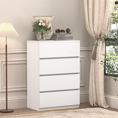 furtble 4 Drawer Dresser for Bedroom, Modern Closet Drawers Storage Cabinet for by furtble