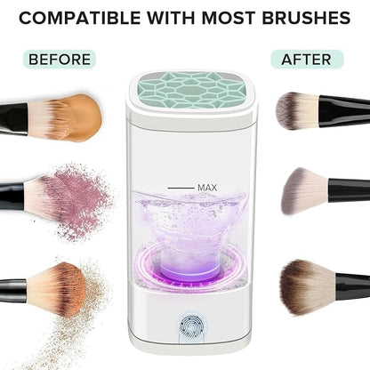 Electric Makeup Brush Cleaner, Portable Automatic Makeup Brush Cleaning Solution - Image 3