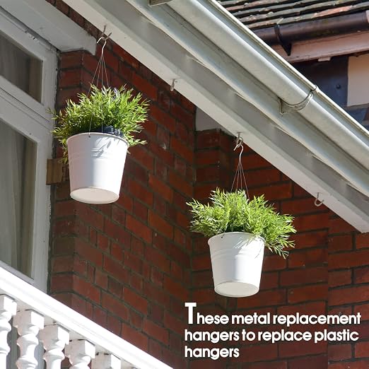 10 Pack 24 Inches Strong Wire Plant Hangers - Image 6