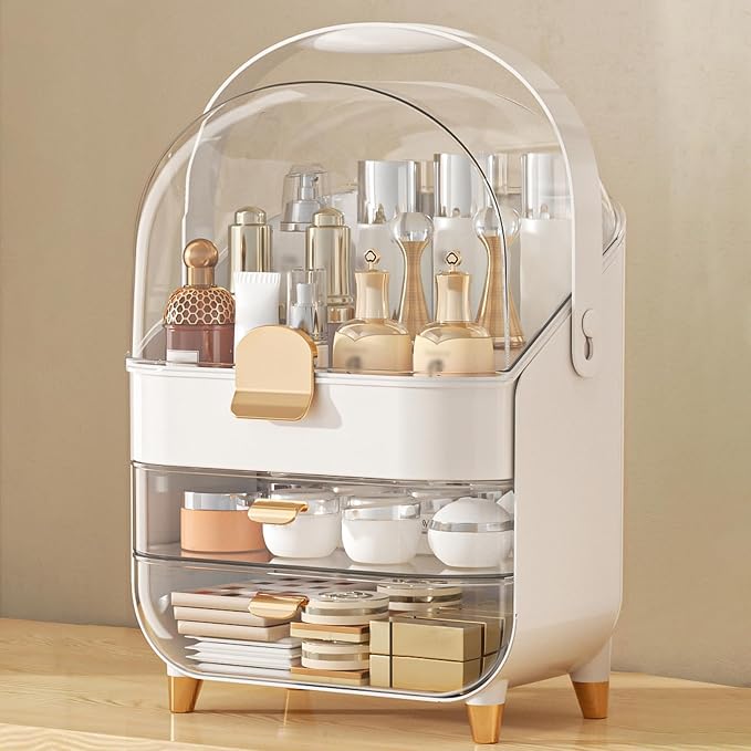 Makeup Organizer Countertop, Skincare Holder Bathroom Counter Organizer by Anylady