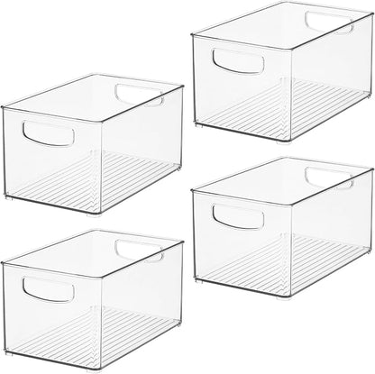 iDesign Stackable Clear Plastic Bin, - Image 9