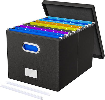 File Organizer Box with Lid by Oterri
