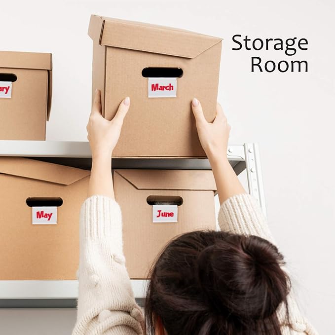 50pcs Labels for Storage Bins Plastic Label Clip, Basket Labels Clip On Wire - Image 6