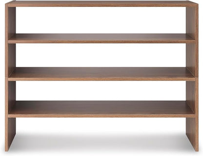Whitmor Wood Stackable 2-Shelf Shoe Rack, 31 inches - Image 5