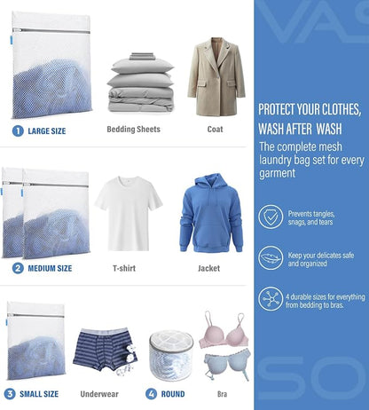 VASSON Premium Mesh Laundry Bags - Image 2