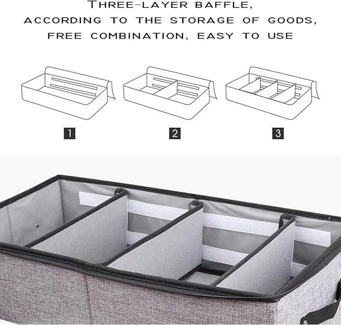 AARAINBOW Foldable Under Bed Clothes Organizer - Image 3