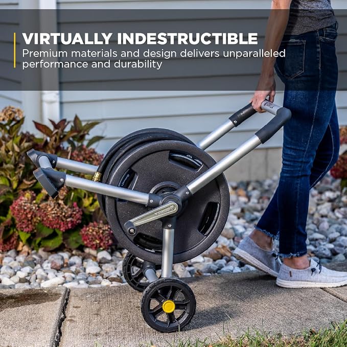 Gorilla 200’ Aluminum Zero-Rust Upright Hose Reel - Image 6