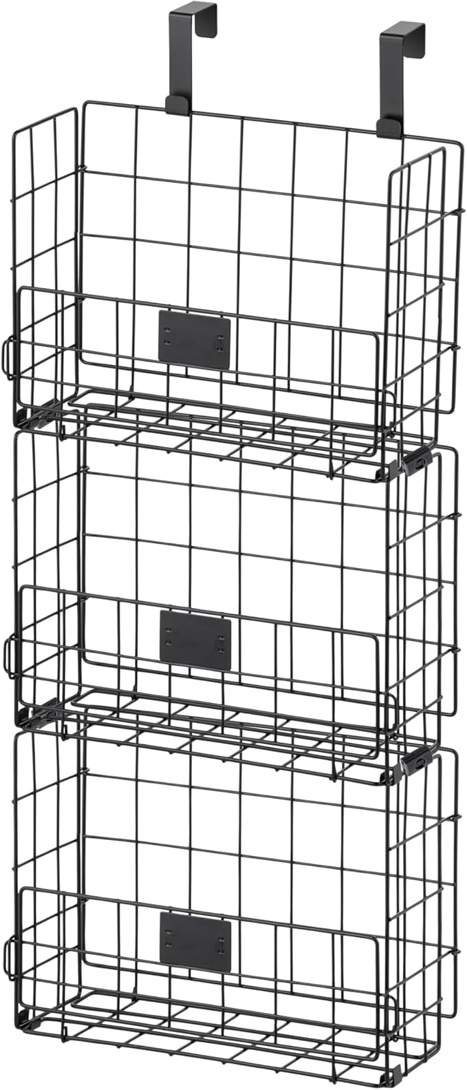 IRIS USA Over The Door Organizer, 3 Pack, Hanging or Wall Mounted Metal Wire - Image 4