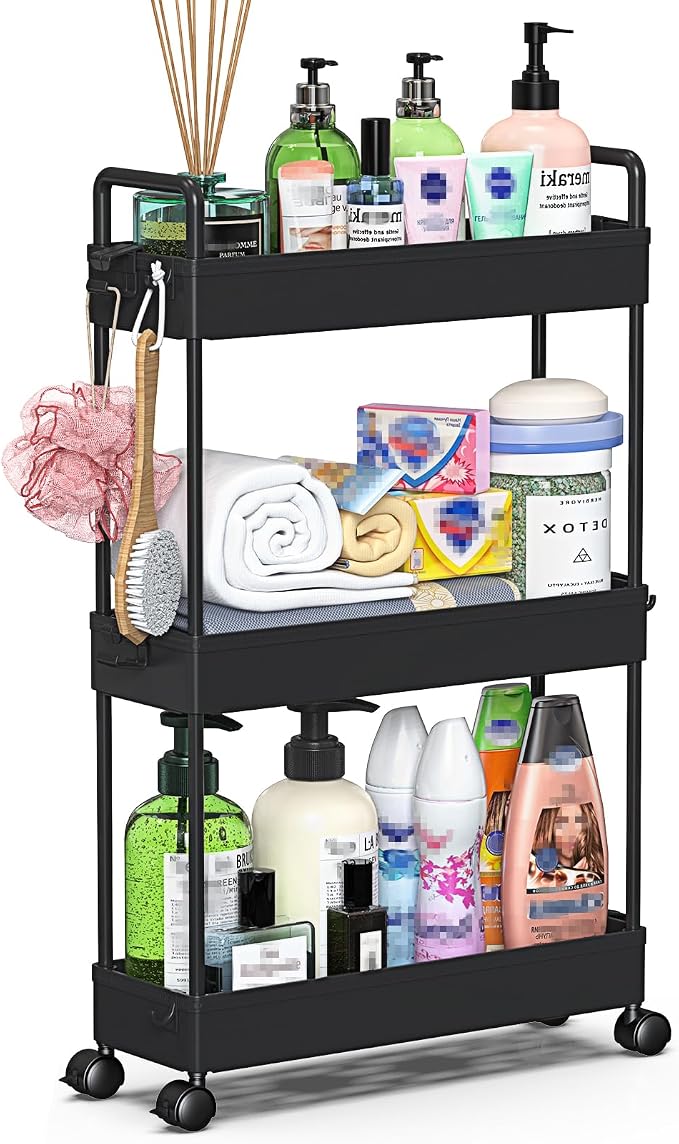 SOLEJAZZ Slim Rolling Storage Cart - Image 8