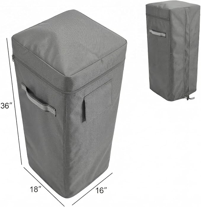 Deosk 16"X18"X36" Water Softener Covers Fit Square Water Softeners Salt Tank - Image 2