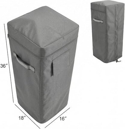 Deosk 16"X18"X36" Water Softener Covers Fit Square Water Softeners Salt Tank - Image 2