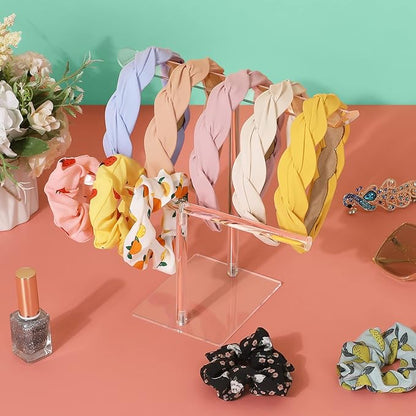 Headband Holder Scrunchie Holders Acrylic, Headband Display Stand, Scrunchie - Image 6