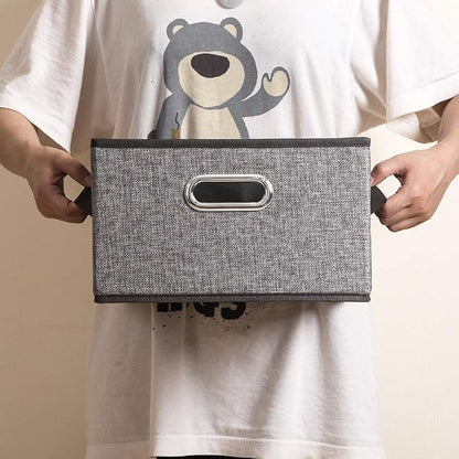 PRANDOM Fodable Storage Bins for Closet Decorative Fabric Storage Baskets Cubes - Image 6