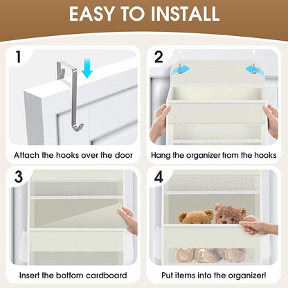 1 Pack Over The Door Organizer, Hanging Storage Organizer - Image 3