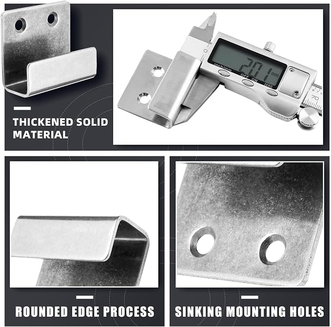 Luomorgo Tile Display Wall Hanger, Medium Size, Wall Mount Brackets Hook - Image 2