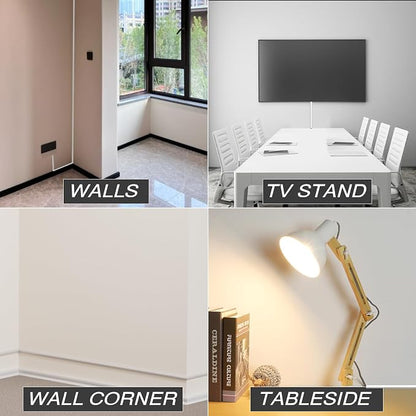 39" Silicone Cord Hider for Wall Mount TV, Large Self-Adhesive Cable Hider for - Image 8