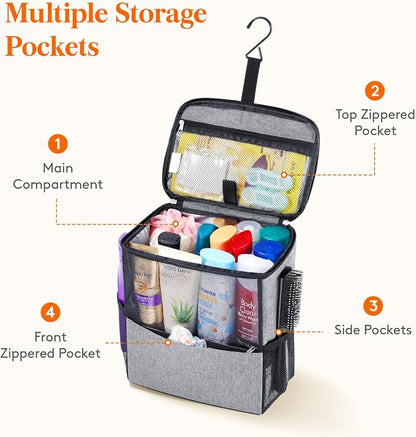 Lifewit Shower Bag Mesh Shower Caddy Portable College Dorm Room Essentials Tote - Image 4