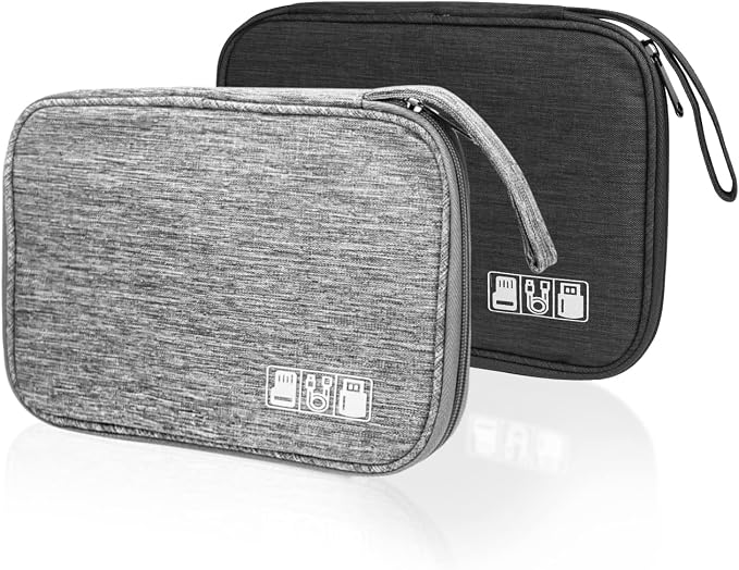Lcsmaokin Electronics Organizer Travel Case, Electronic Accessories Storage Bag by Lcsmaokin