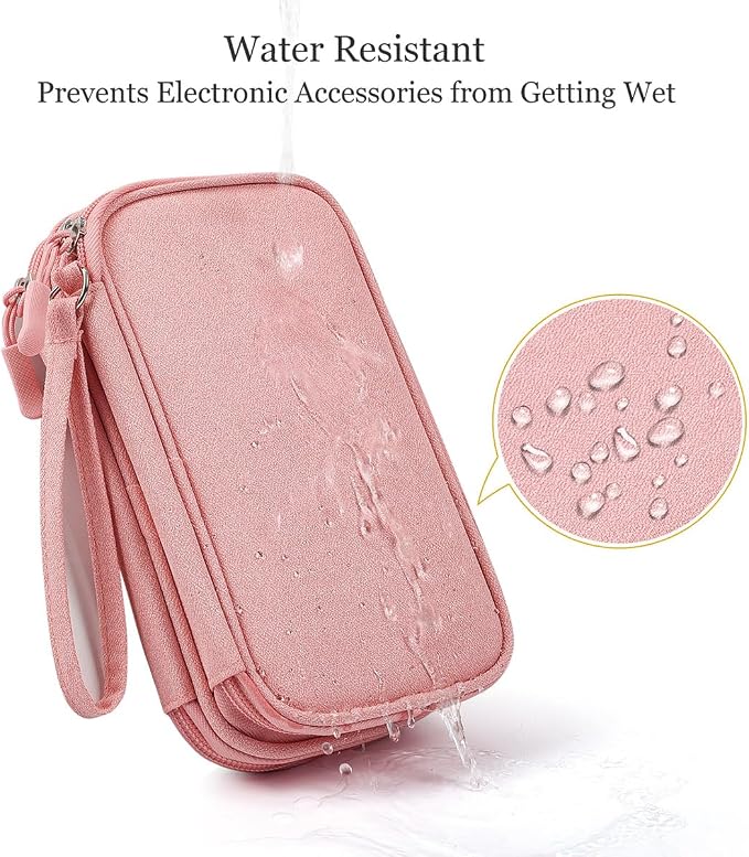 CAAORDKSO Electronic Cable Organizer Bag, Travel Electronic Accessories Carry - Image 5