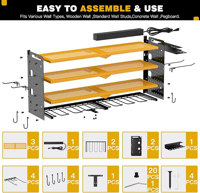 Power Tool Organizer Wall Mount - Image 7