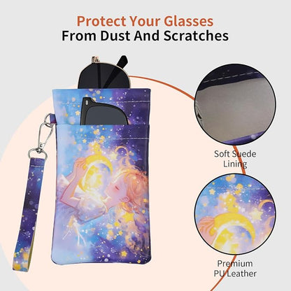 Double Eyeglass Case Soft Dual Glasses Case - Image 3