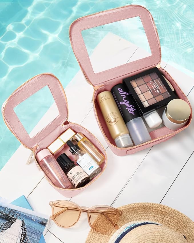 Travel Clear Makeup Bag Set, TSA Approved Cosmetic Bag Case - Image 8