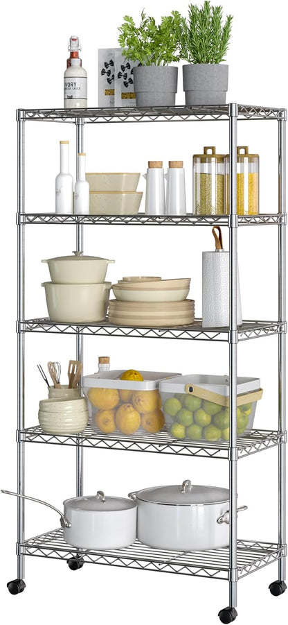 5-Tier Steel Wire Shelving - Image 7