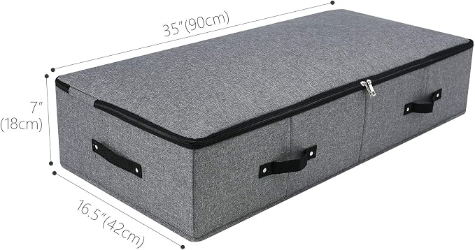 Omygarden Foldable Fabric Sturdy Under Bed Storage Box - Image 2