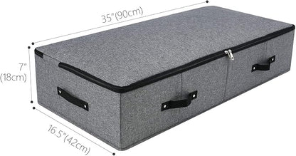 Omygarden 2PCS Foldable Blankets Clothes Comforters Storage Bin Organizer - Image 4