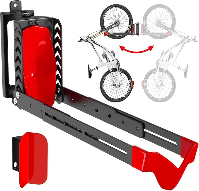 Swivel Bike Rack Wall Mount, Bike Hangers by AUBEATY