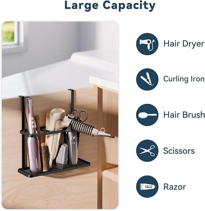 3-in-1 Hair Tool Organizer Holder - Image 2