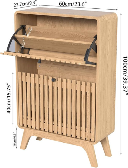 Jluomei Narrow Shoe Cabinet Storage - Image 2