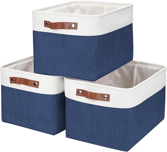 Storage Bins Large Fabric Storage Baskets by Bagnizer